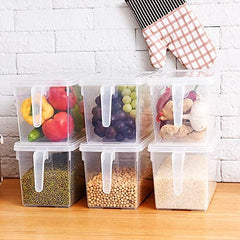 1 pc Large Fridge Organizer Food Storage Containers Stackable Refrigerator Organizer Bins