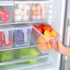 1 pc Large Fridge Organizer Food Storage Containers Stackable Refrigerator Organizer Bins