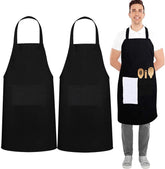 Waterproof Kitchen Apron With Two Pocket Kitchen Cooks Wear
