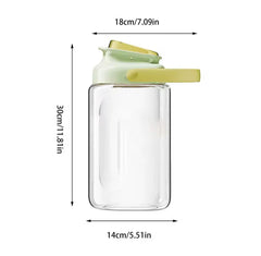 Portable Water Pitcher with Handle – Leak-Proof Juice & Beverage Jug (2L)